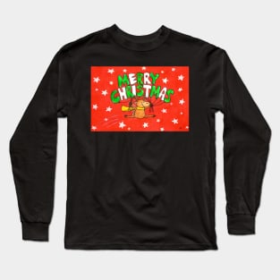 Merry Christmas Reindeer Long Sleeve T-Shirt